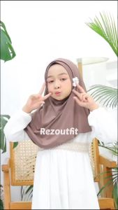 PASHTAN BUNGA / PASHMINA INSTAN ANAK