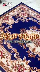 Karpet Lantai Polyester Ukuran 200x300CM PREMIUM Anti Slip