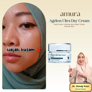 Amura Ageless Ultra Day Cream - Krim Siang Menyerah Lindung dan Lawan Tanda Penuaan Dini