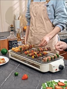 เตาปิ้งย่างบาร์บีคิว เตาปิ้งย่างไร้ควัน เตาปิ้งย่างไฟฟ้า 2in1เตาย่างไฟฟ้า เตาปิ้งไฟฟ้า เตาย่างไฟฟ้าไร้ควันในครัวเรือน เตาปิ้งย่างไฟฟ้า เตาย่างบาร์บีคิว ใช้ไฟฟ้า เตาย่างบาร์บีคิวไฟฟ้า1500W