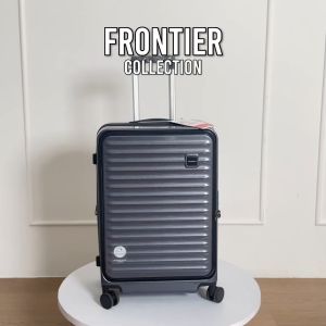 SWISHNAVY กระเป๋าเดินทาง ล้อลาก เปิดหน้า รุ่น FRONTIER C107 C117 ขนาด 20 24 28 นิ้ว วัสดุ ABS ใส่โน้ตบุ๊คได้