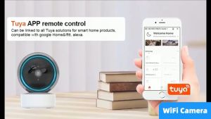 Tuya Smart Life 1080P IP WiFi Camera: Automatic Tracking Indoor Safety Baby PIR Monitor