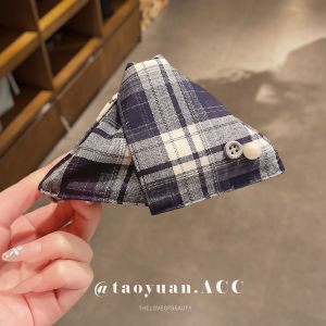 Korean Style Triangle Hair Clip Womens New 2025 Elegance Shark Clamp Hair Accessories Headwear Back of Head Fashionable