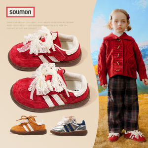 SOUMON | Girls Sports Shoes Soft Sole