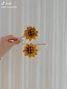 SERENITY 1 Pair Sunflower Curtains Tie Back Bendable Curtain Rope Holdbacks Lovely Curtain Rope Tiebacks Curtain Buckle Tieback