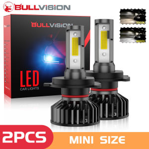 Bullvision H7 LED H11 H4 Hi/Lo H8 HB3 HB4 9005 9006 Car Headlight Bulbs 5000K 6000K COB Car Lights 50000LM 500W 12V Turbo Fan
