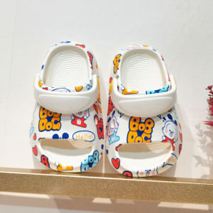 Dép Trẻ Em Bobdog Mùa Hè Trong Nhà Chống Trượt Đế Mềm Trẻ Em Tắm Giày Lỗ Hoạt Hình EVA Thoải Mái Thoáng Khí Cho Bé Trai Và Bé Gái