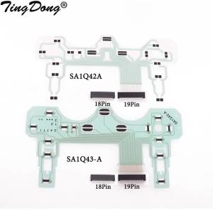 5 CHIẾC PS2 SA1Q42A SA1Q43-A Ruy Băng Bảng Mạch Phim Điều Khiển Thanh Cáp Linh Hoạt Dẫn Điện Phim Khe Cắm 18/19 Chân Sony PlayStation 2 Phụ Kiện