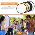 การถ่ายภาพ Reflector พับ Portrait เติมแสง BOARD เพิ่ม GLOSS แผงสะท้อนแสงสําหรับสตรีมสดกลางแจ้งถ่ายภาพ. 