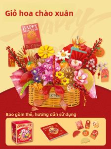 FEIMI | Đồ Chơi Lắp Ráp Giỏ Hoa Bất Tử