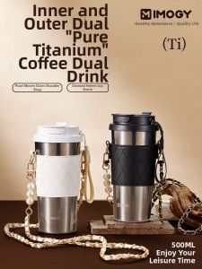 IMOGY | Cốc Du Lịch Cách Nhiệt Titanium Sạch
