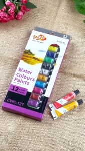 ESCO Cat Air 12 Warna / Water Colours Paints CWC-12T
