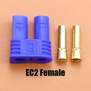 EC2 EC3 EC5 EC8 Male Female Gold Plated Banana Plug Connector For RC Circuit Battery Motor Aviation Model Airplane Bullet Parts