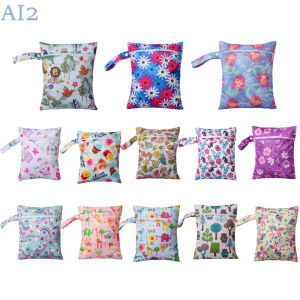 20*25cm Soft Waterproof Cute Menstrual Pad Cloth Bag Eco-friendly Washable Handbag Baby Stroller Carry Storage Diaper Bags