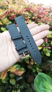 Tali Kulit Jam Tangan Pria Uk 20mm Warna Hitam Garansi 1 Tahun