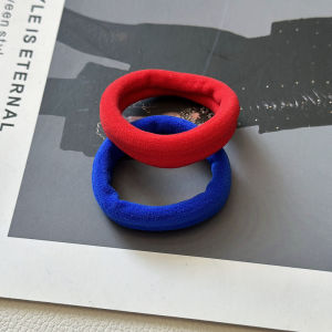 Klein Blue Internet Hot New Hair Band Colorful Womens Seamless Rubber Band Womens High Elastic Durable Japanese and Korean Hair Rope Hair Rope