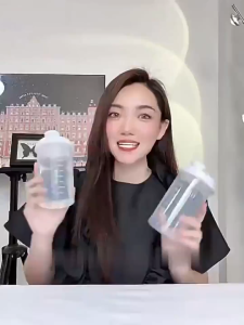 ONE-C1439 Botol Air Minum Shaker 540ML BPA Free / Tumbler Minum Bottle Bening Portable / Botol Jus