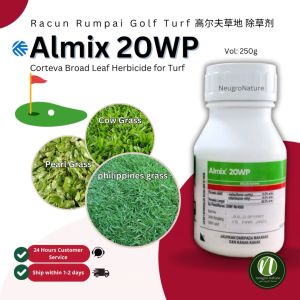 ALMIX 20WP Corteva 50g Racun Rumpai  Padi Rumpai Berdaun Lebar Rumpai Rusiga Anak Emas Herbicides Selective Golf Turf Grass Broadleaf Weed 菲律宾草 珍珠草除草剂