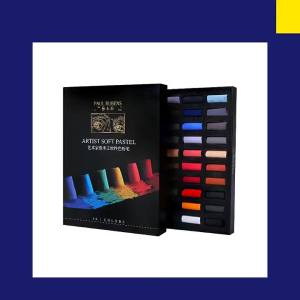 Rubens Artist Grade Hand-made Soft Color Chalk Set Paint Pen Student Fine Art Painting Color Powder Figure Coloring Chalk Paint