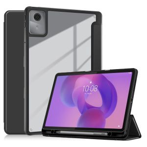 For Lenovo Idea Tab 11 TB336ZU TB336FU Xiaoxin Pad 2025 Case Acrylic Tablet Cover 11 Inch TB335FC with Pencil Holder Funda