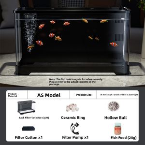 HUICHONG | Living Room Ecosystem Desktop Fish Tank
