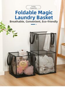 AIYANG | High Aesthetics Foldable Dirty Laundry Basket Blue