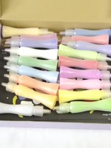 เด็กภาพวาดทรายที่มีสีสันบรรจุขวดสามมิติเขย่าทรายชุดเด็กทำด้วยมือ DIY กาวภาพวาดของเล่น