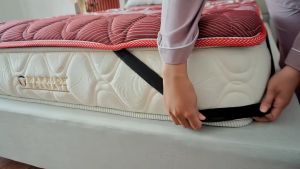 WARRIOR - New Product Matras Protector 200x120 | Pelapis Kasur Busa Tebal | Pelindung Kasur Anti Noda