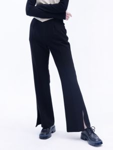 Slimming Versatile Flared Slit Pants
