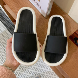 Dép Đi Trong Nhà Mùa Hè Cho Cặp Đôi Đế Mềm Chống Trượt Phong Cách Hàn Quốc PVC Dép Đi Trong Nhà Cho Nữ