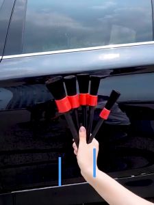 SET Sikat Kuas Detailing 5 pcs Detailing Brush Set 5 in 1 Pembersih Cuci Mobil Motor Pembersih Debu Barang Interior Eksterior