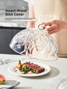 Insect-Proof Breathable Dust-Proof Food Cover Cake Cover Afternoon Tea Fly Repellent Tool Hanging Home Use Vegetable Cover