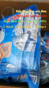 [ COMBO 2 gói ] BỘT ĐẬU ĐEN MÈ ĐEN ( không đường ) 400g – VITAPRO thơm ngon - ngũ cóc