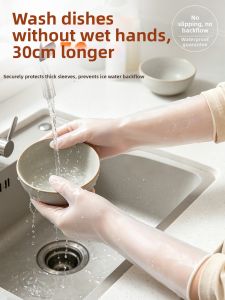 TAODUN | Durable Food Grade Kitchen Gloves PVC Extra Long