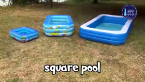 【รับประกัน 30 ปี】สระว่ายน้ำ สระน้ำเป่าลม สระน้ำเด็ก สระน้ำเป่าลม1.2M/2.1M/3M💧เพิ่มความหนา 3 ชั้น💧 พร้อมปั้มลม COD