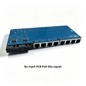 Bộ Chuyển Mạch PoE Đảo Chiều 8 Cổng RJ45 2 Cổng Quang SC Gigabit Ethernet Bộ Chuyển Đổi Giao Tiếp Mạng Quang UTP 10/100/1000M
