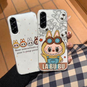 Phone Casing Samsung Galaxy A56 A36 A26 A16 LTE A06 5g New 2025 Cute Cartoon Labubu Pattern Shockproof Clear Rubber Soft Case Samsung A36 A56 5g Phone Casing Cover