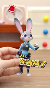 MORSTORM Disney Zootopia BJD Articulated Figure Blind Box Judy Hopps Nick Wilde Cute Trendy Collectible Gift