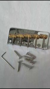 Bridge Bass Elektrik Electric Wilkinson WBBC 5 Strings Brass Chrome