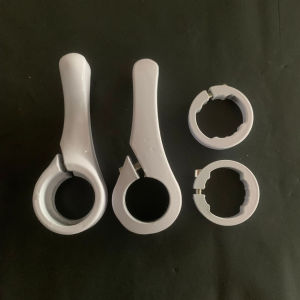 1 Pair Bike Bar Ends Meatball Aluminum Alloy Lock Grips with Auxiliary Handle Horn Grips Cycling Equipment Bike Accessories