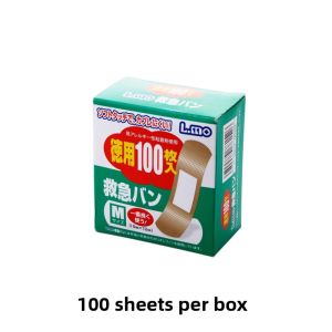 Waterproof Adhesive Bandages Blood Stopper First Aid Breathable Anti-wear Invisible Foot Heel Pads 100 Pieces Outdoor Emergency Equipment