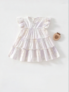 Usbettas | Summer New Pure Cotton Breathable Children Dress S
