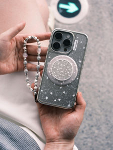 เคสโทรศัพท์มือถือกรอบเงินฟอกเงา Galaxy Tears เคสโทรศัพท์มือถือ Apple แบบแข็ง 16promax ดีไซน์ที่ไม่ซ้ำใคร