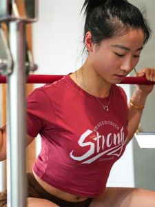 Non-Slip Short Sleeve T-Shirt Fitness Leisure Wear Loose Cotton Fabric Moisture Wicking Spring Summer Gym Clothes for Men And Women