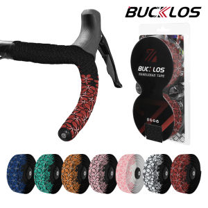 BUCKLOS Bar Tape Bike Strap Non-slip Breathable Durable Handle Bar Tape with 4 Bar Plugs EVA PU