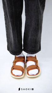 SAOKI - Sandal Pria Slop Gunung Traveling Sendal Slip On Wanita Amar Desert