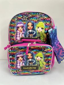 Large Capacity School Backpack for High School Students 2024 New Korean Version Campus Backpack Travel Backpack Dual Shoulder Bag