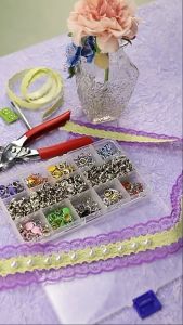 402Pcs Snap Fasteners Kit Tool Colorful Metal Button Rings with Pliers for Baby Clothing Sewing DIY Accessories