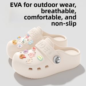 BUYANGSI | Thickened Heel Slip-resistant Vintage Two-wear Sandals