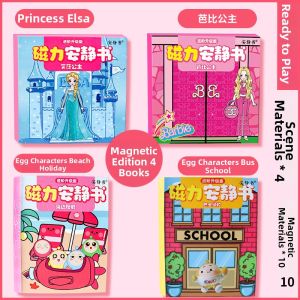 FUMENGLAN | Magnetic Dress Up Quiet Book for Girls 3-6 Years Old